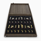 44CM ARCHERS METAL CHESS SET 