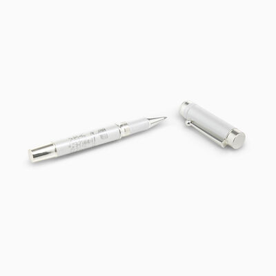WHITE JERUSALEM PEN PLATED 