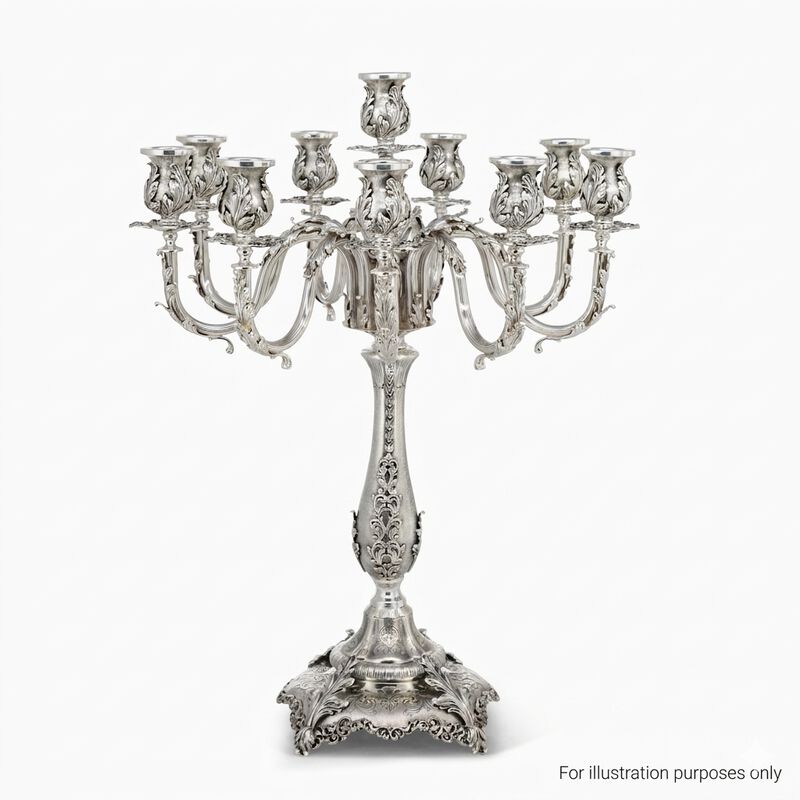 BORTOLOMEO CANDELABRA 9 ARMS 