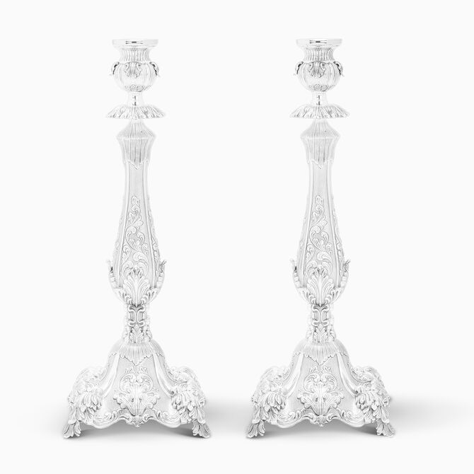 Majorca Candlesticks Heavy Sterling Silver 