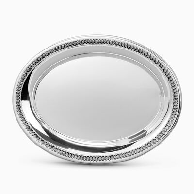 Filigree Oval Tray Sterling Silver 