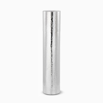 Hammered Megillah Case 10" Sterling Silver 