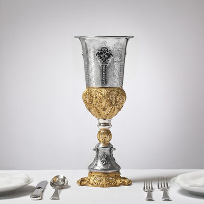 Royal Eliyahu Pesach Cup Large Sterling Silver 