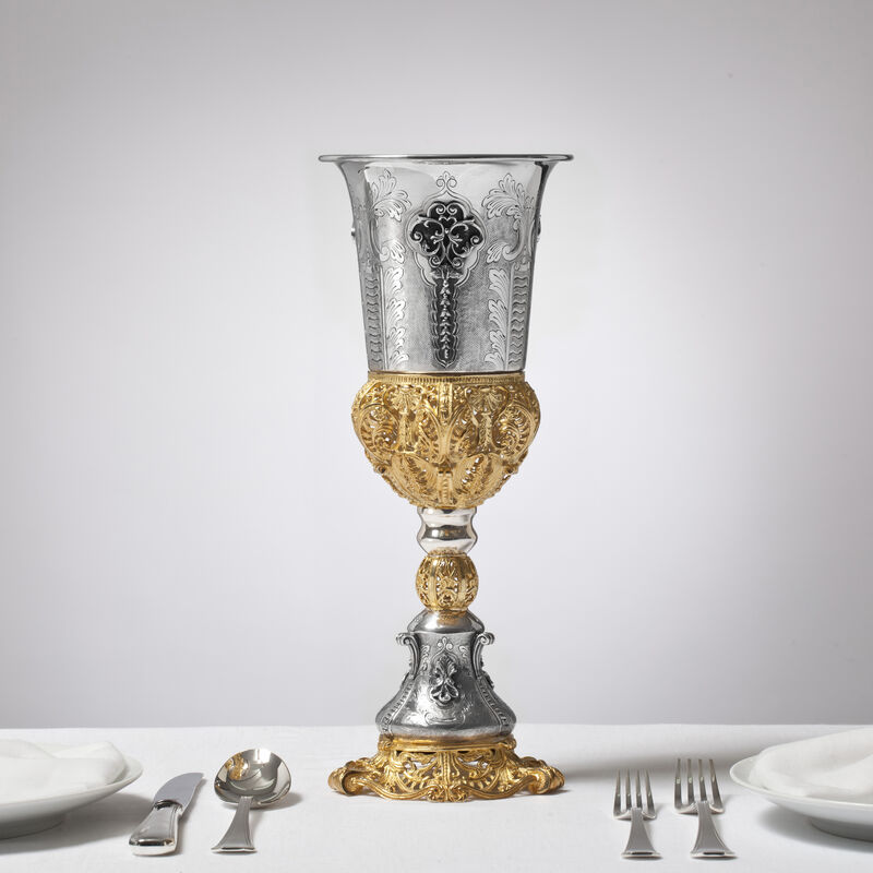 Royal Large Eliyahu Pesach Cup Sterling Silver 