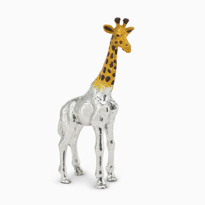 Giraffe Standing (15/H) Silver-Plated 