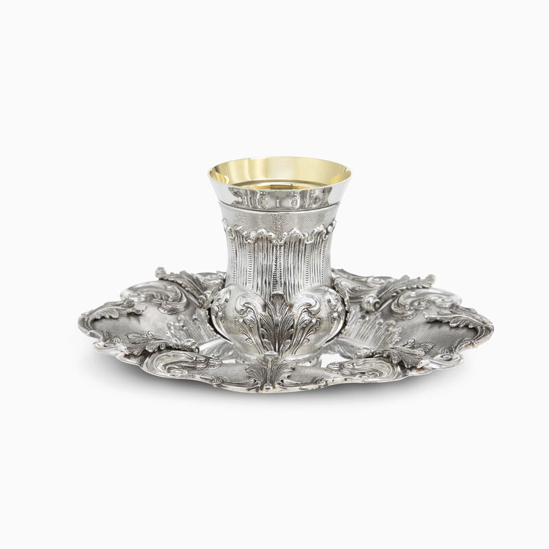 MOZES KIDDUSH CUP SET 
