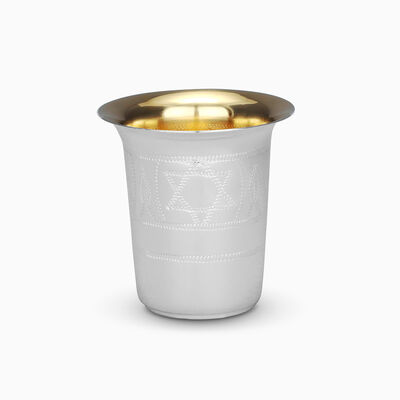 Lubavitch Sterling Silver Kiddush Cup 