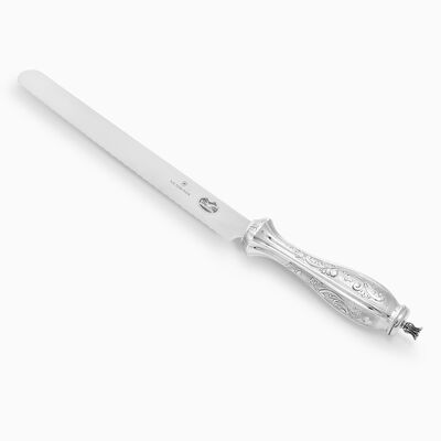 Bellagio Serrated Challah Knife Sterling Silver 