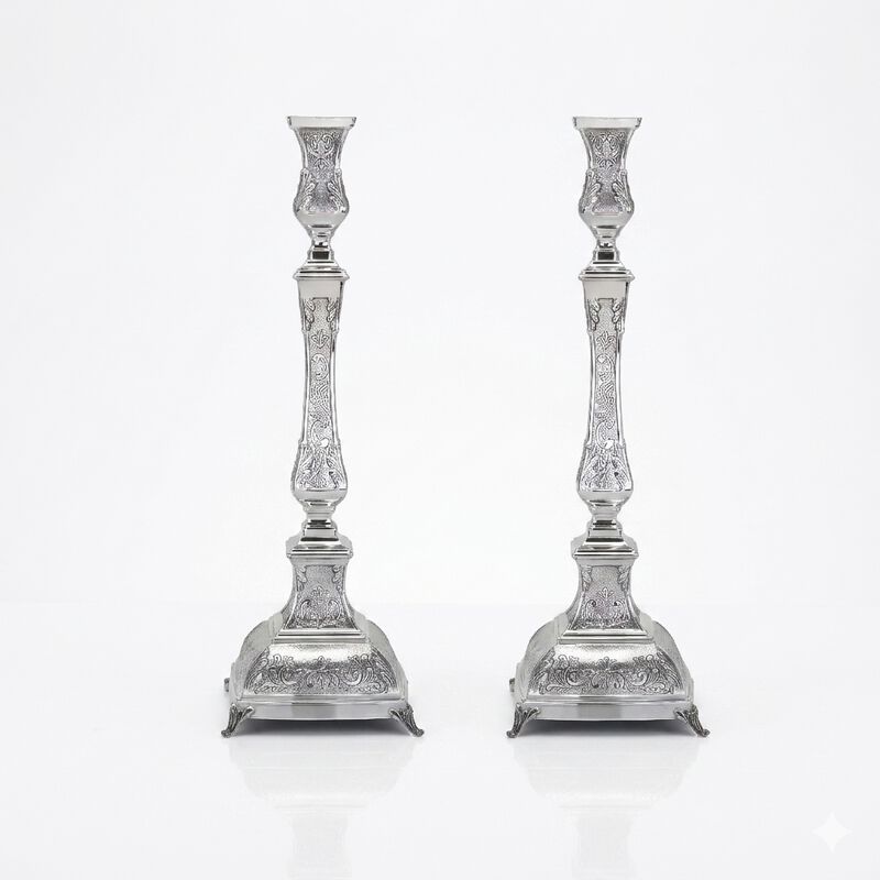 USHPIZIN DEC. CANDLESTICK BRAS 