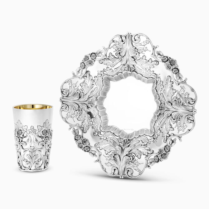 Florence Kiddush Set Silicat Sterling Silver