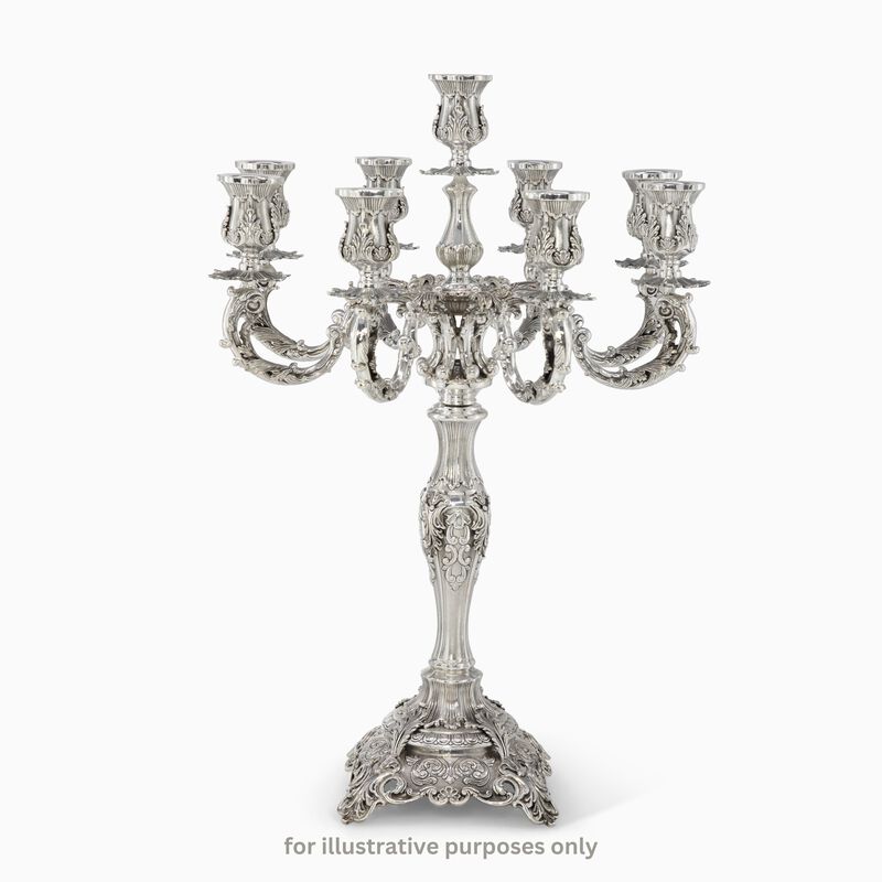STONE 14 LIGHT CANDELABRA