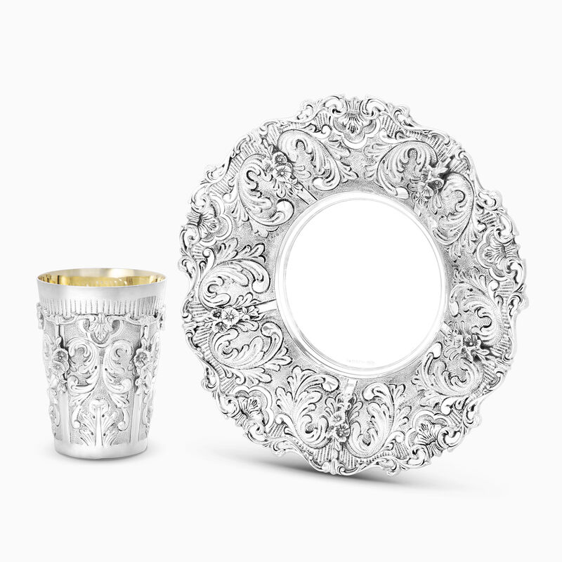 Chianti Chosson Kiddush Set Sterling Silver 