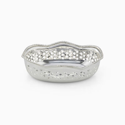GALLERY OVAL TRAY 16CM PLATED 