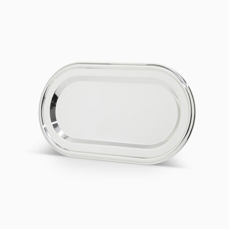 OVAL TRAY SILVER PLATED