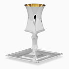 Bagatelle Plain Kiddush Plate Small Silver Bagatelle Plain Kiddush Plate Small Silver