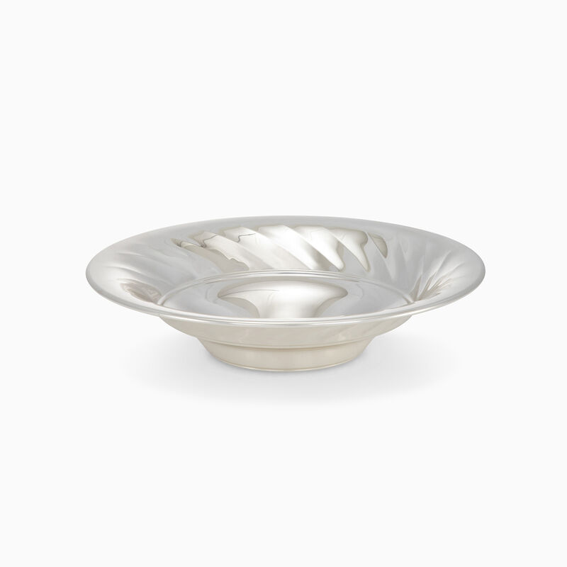 TORCE ROUND BOWL PLATED 
