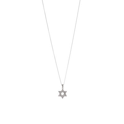 Star of David Pendant with Stones