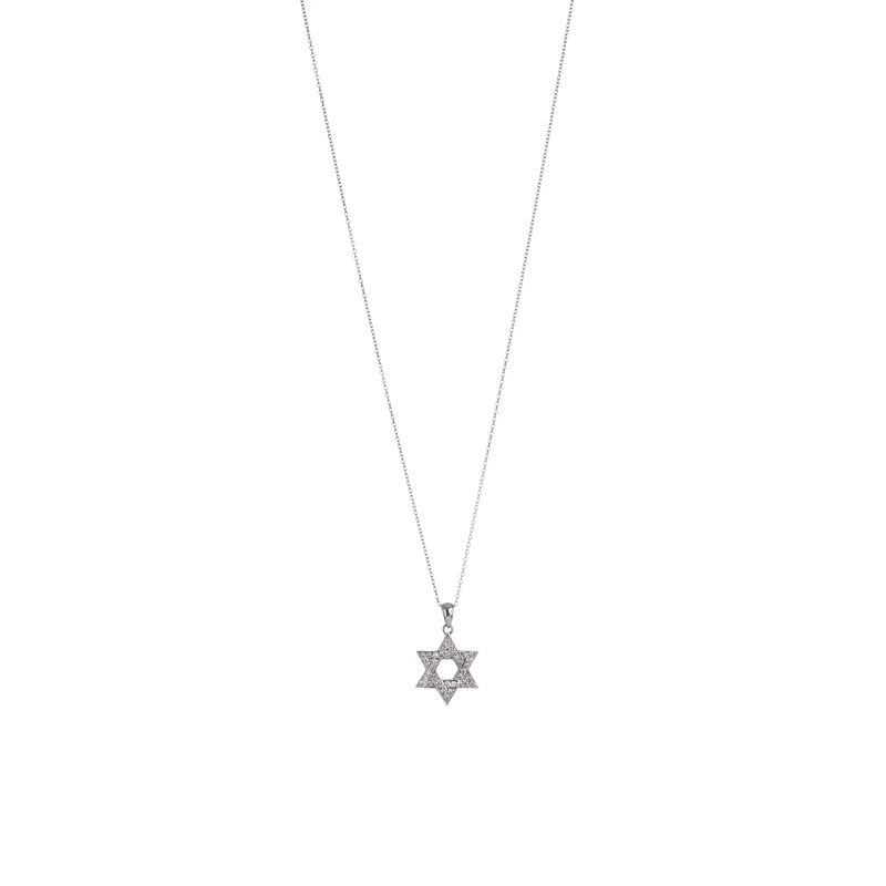 Star of David Pendant with Stones