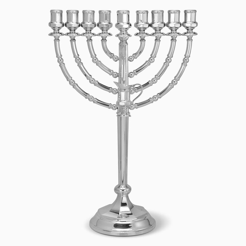 Beit Hamikdash Menorah Small Sterling Silver 