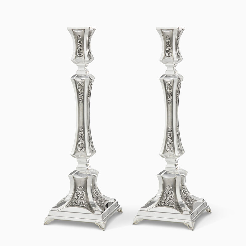 BARAK CANDLESTICKS DEC. LARGE 