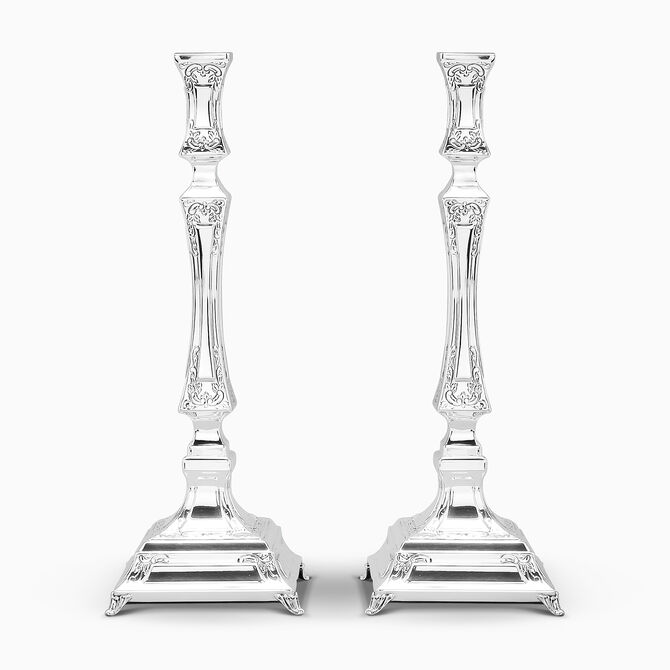 Socrates Candlesticks Decorated Small 