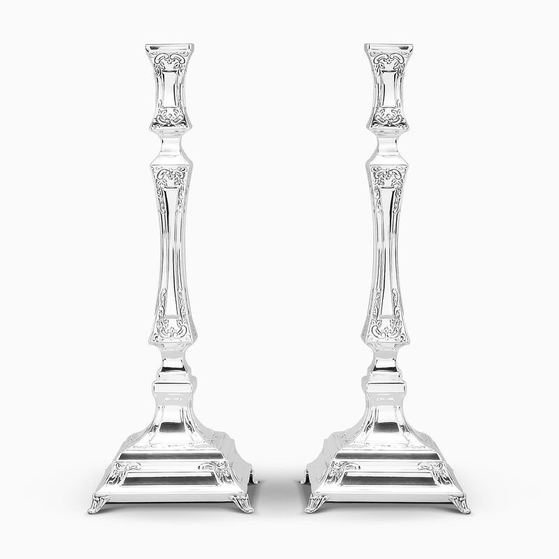Socrates Candlesticks Decorated Small