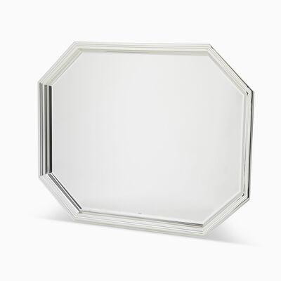 OCTAGONAL TRAY (AG) PLATED 