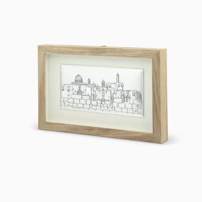 JERUSALEM PHOTO M WOOD FRAME 