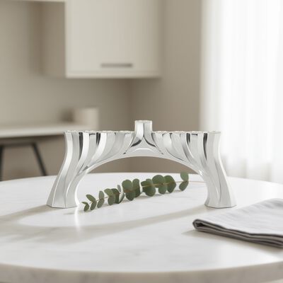Bridge Menorah Silver-Plated 
