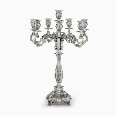 IBIZA CANDELABRA 8 ARMS BRASS 