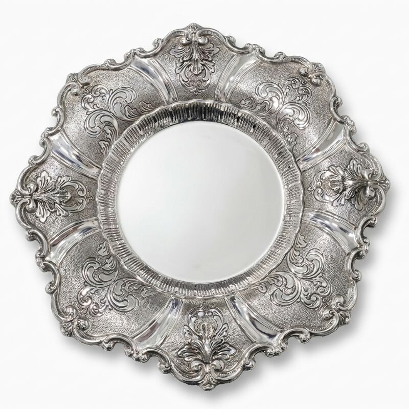 Menifa Small Eliyahu Pesach Plate Sterling Silver 