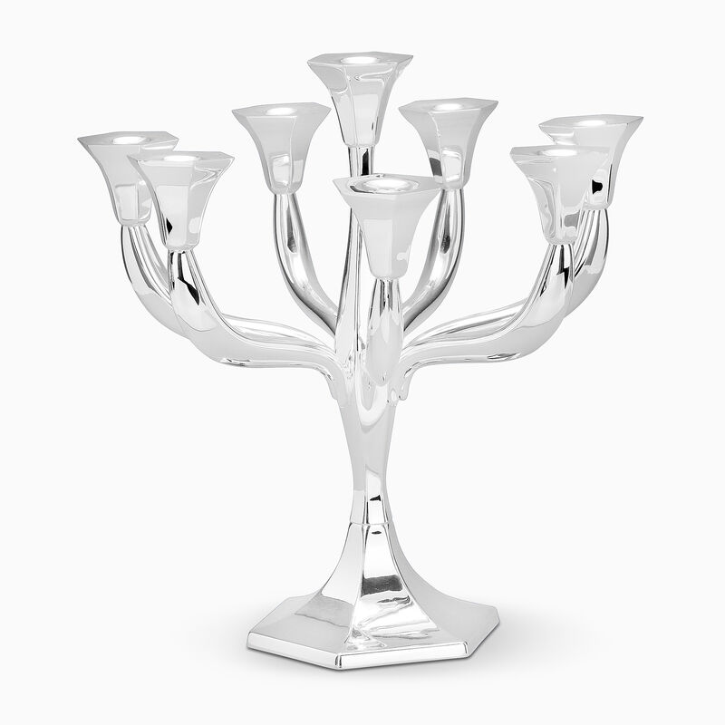 Goldwasser Candelabra Hexagon Short 8 Branch