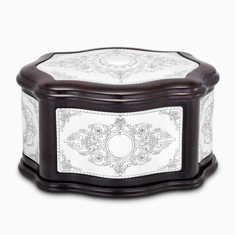 DECORATED ETROG BOX WOOD & SP