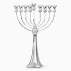 Lior Hammered Menorah Sterling Silver 