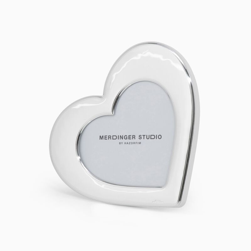 HEART SHAPE PHOTO FRAME PLATED 