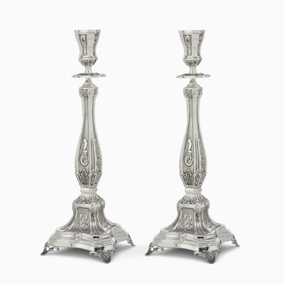 RIAL LARGE DECOR. CANDLESTICKS 