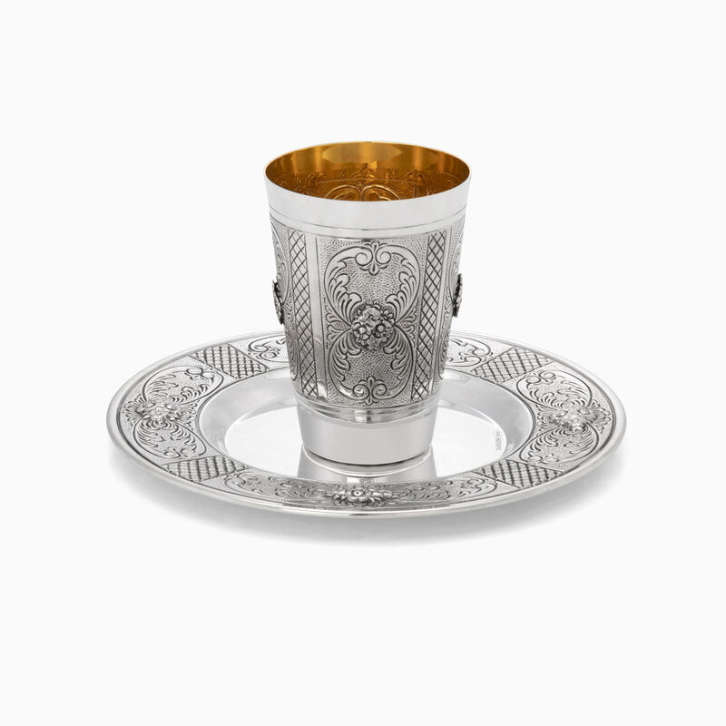 Garda Kiddush Set Large Sterling Silver 