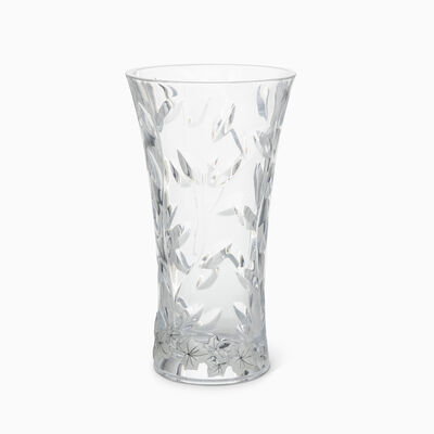 LAUROS KRISTAL VASS PLATED 
