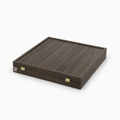 36CM GREEN METAL CHESSBOARD 