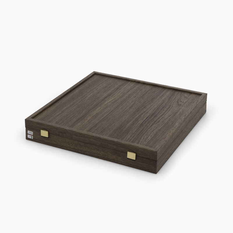 36CM GREEN METAL CHESSBOARD 