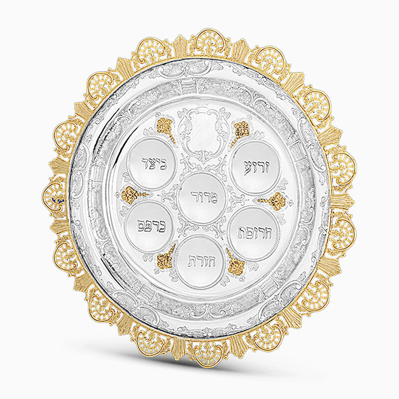 Royal Golden Pesach Seder Plate Legacy 