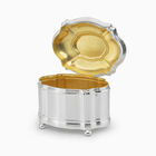 PEARLS ETROG BOX SILVER PLATED 
