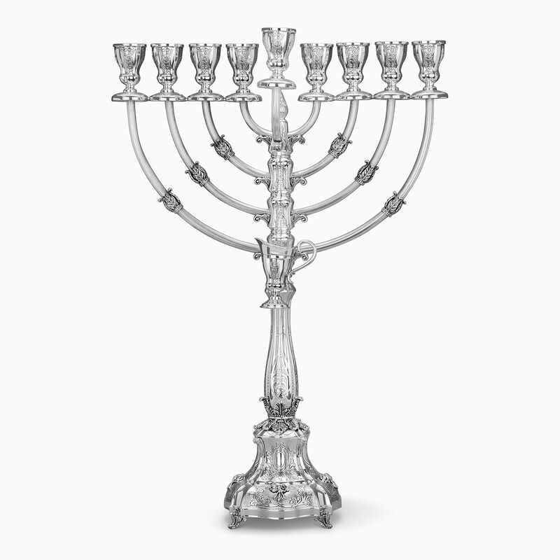 Bellagio Menorah Medium Sterling Silver 