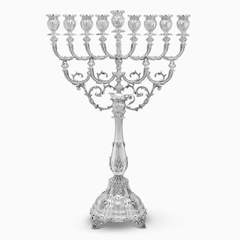 Morano Berko Jumbo Menorah Sterling Silver