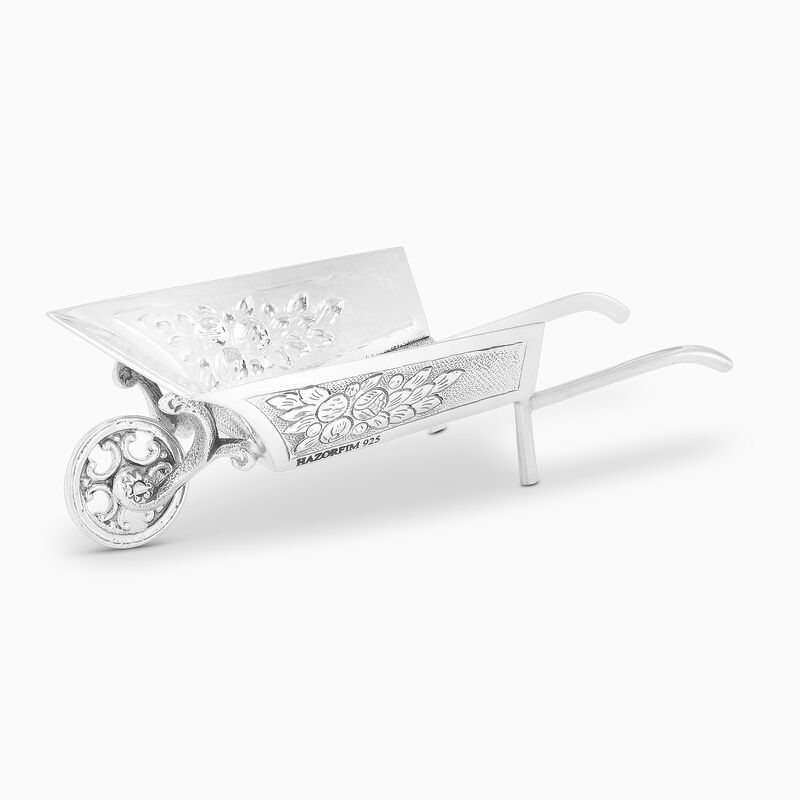 Wheelbarrow For Charoset Sterling Silver 