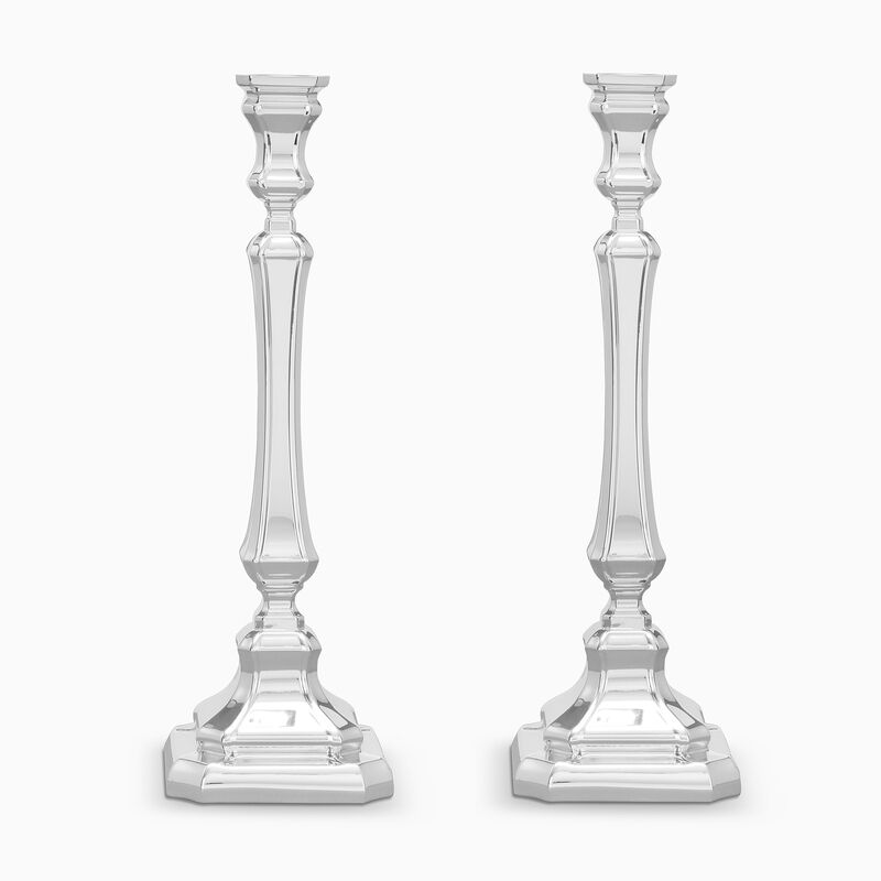 Comino Candlesticks Smooth Legless Sterling Silver