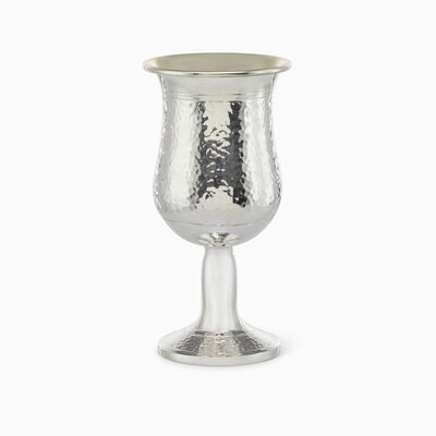 Hammering Cup with Leg Silver-Plated 