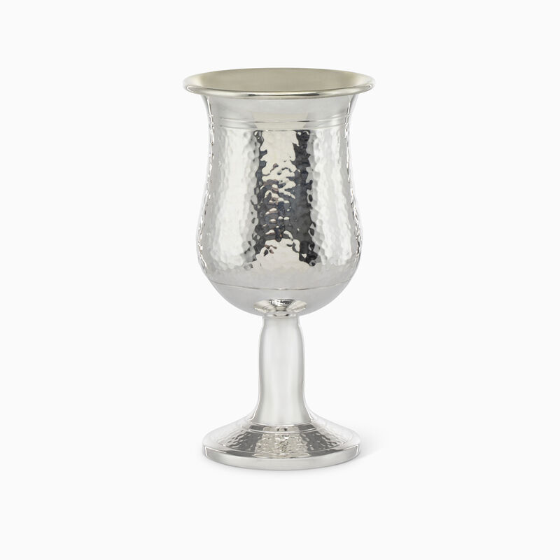 Hammering Cup with Leg Silver-Plated 