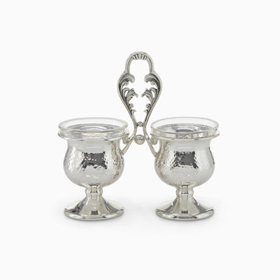 Hammer Double Salt Silver-Plated 