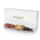 PLATED TRAY W/DIVIDED GLASS PLATED TRAY W/DIVIDED GLASS